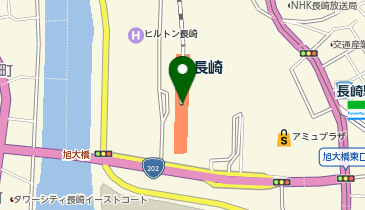 シナボン・シアトルズベストコーヒー 長崎駅店の地図画像