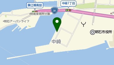 RVパーク明石東港の地図画像