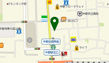 しんぱち食堂 中野店の地図画像