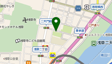 【予約制】二天門乗車場(二天門通り)の地図画像