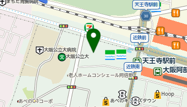 あべのハウジング ルシアスビル店の地図画像