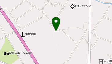 武蔵野うどんくわ郷の地図画像