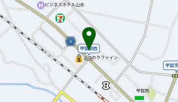 クスリのアオキ 甲賀店の地図画像