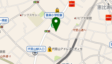 チャコット 代官山本店の地図画像