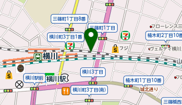 カフェ トライノ サンドウィッチ 横川店の地図画像