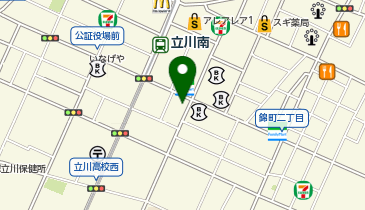 立川Clams(クラムズ)の地図画像