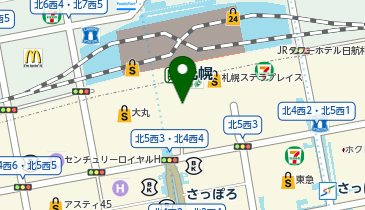 Laline(ラリン) 札幌アピア店の地図画像