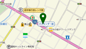 保険クリニック 盛岡バスセンター店の地図画像
