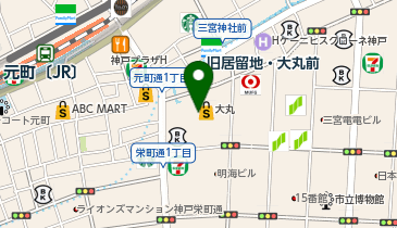 サマンサティアラ 大丸神戸店の地図画像