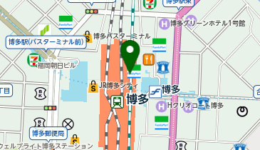 サマンサタバサ 博多阪急店の地図画像