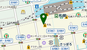 サマンサタバサプチチョイス 大丸札幌店の地図画像