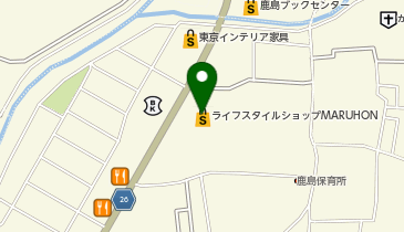 天童木工 丸ほんの地図画像