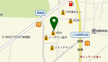 魚喜 金沢高柳店の地図画像