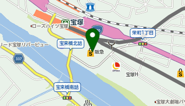 千鳥屋宗家 阪急百貨店宝塚店の地図画像