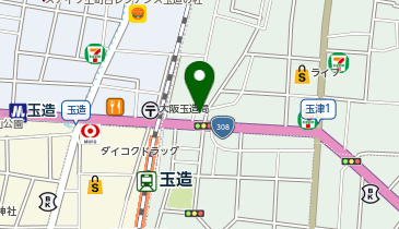 株式会社フロム・インハンコ・印刷・ゴム印 即日納品センター関西本部 玉造駅前店の地図画像