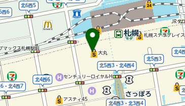 株式会社点天大丸 札幌店の地図画像