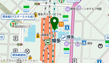 カバーマーク株式会社 博多阪急の地図画像
