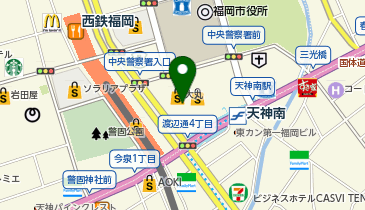 カバーマーク株式会社 大丸・福岡天神の地図画像