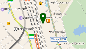 カバーマーク株式会社 新宿タカシマヤの地図画像