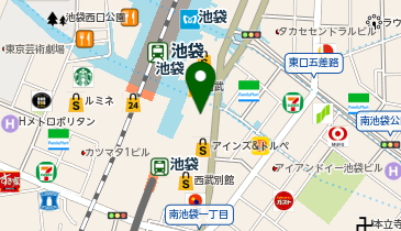 カバーマーク株式会社 西武百貨店池袋店の地図画像