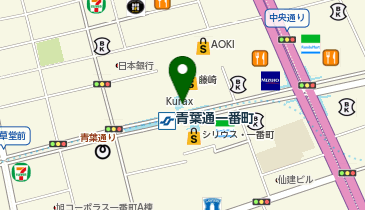 カバーマーク株式会社 藤崎の地図画像