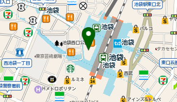 カバーマーク株式会社 東武百貨店池袋店の地図画像