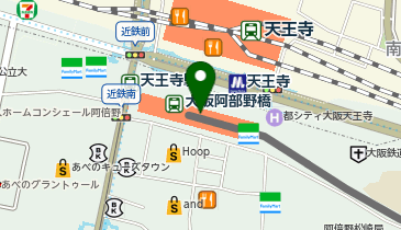 カバーマーク株式会社 近鉄あべのハルカス店の地図画像