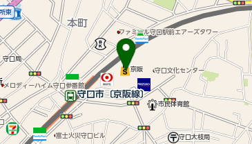 株式会社遊 京阪守口店の地図画像