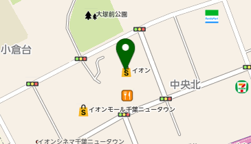 シャポード千葉ニュータウン店の地図画像