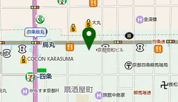 株式会社オオミヤ ブライトリング ブティック 京都の地図画像