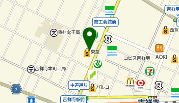 株式会社東急タイム 吉祥寺店の地図画像