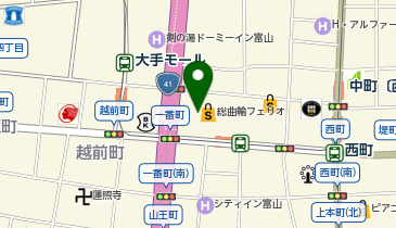 エルベシャプリエ 富山大和の地図画像