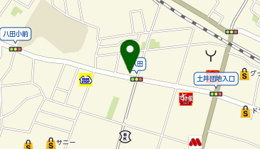 銀座屋 福岡八田店の地図画像