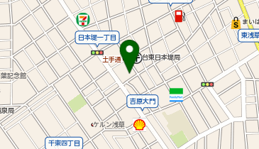 浅草プロデュース 浅草店の地図画像
