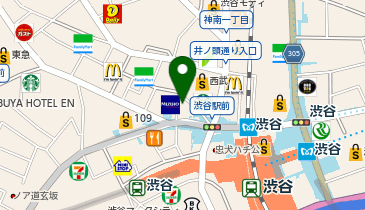 渋谷西村フルーツ 道玄坂本店の地図画像