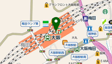 株式会社ニットプランナー 大丸梅田店の地図画像