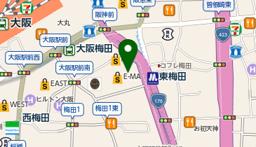 株式会社ニットプランナー 阪神梅田本店の地図画像