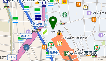 ボンポワン 大阪タカシマヤの地図画像