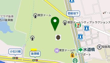 第一園芸株式会社 東京ドームホテル店の地図画像