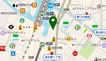 プチバトーショップ 西武池袋店の地図画像