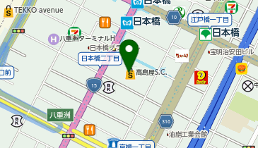 プチバトーショップ 日本橋高島屋店の地図画像