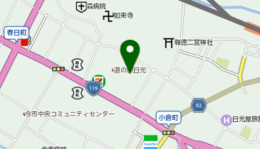 北の大地 日光店の地図画像