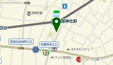 株式会社松崎商店 松陰神社前店の地図画像