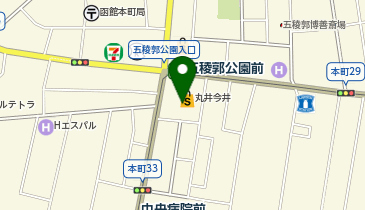 株式会社セビアン 函館丸井今井の地図画像