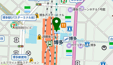 モルトンブラウンジャパン株式会社 博多阪急の地図画像