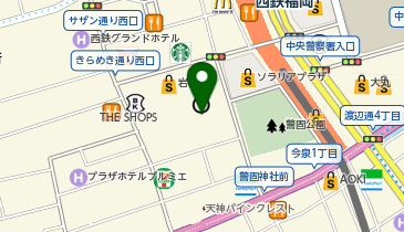 ヴァレクストラ 岩田屋本店の地図画像