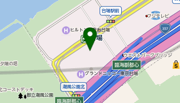 アビステホテルブティック グランドニッコー東京 台場の地図画像