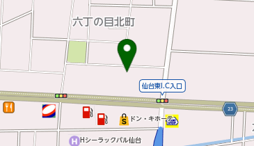 株式会社ケーユー 仙台若林の地図画像