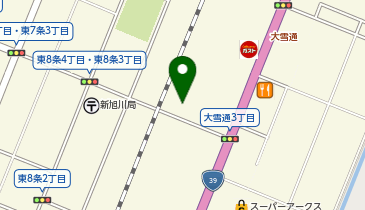 株式会社ケーユー 旭川店の地図画像