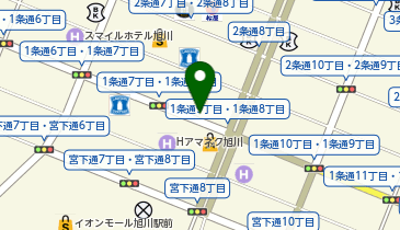 ココラーレ旭川店の地図画像